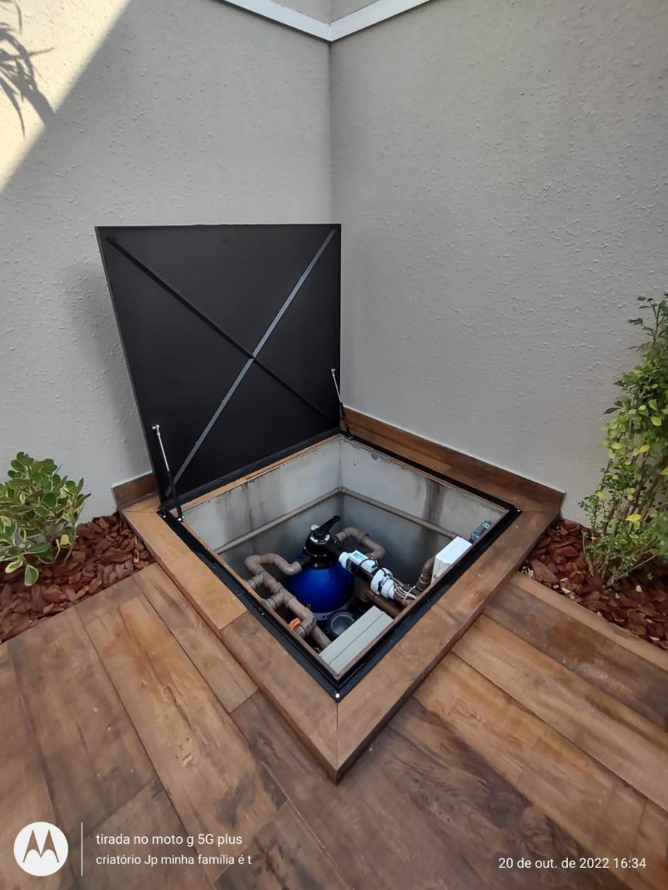 Portsol Estruturas Metálicas - Tampa para Casa de Máquinas